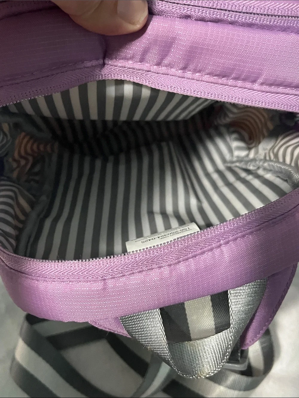Versatile Purple Women's Sling Backpack with Adjustable Strap
